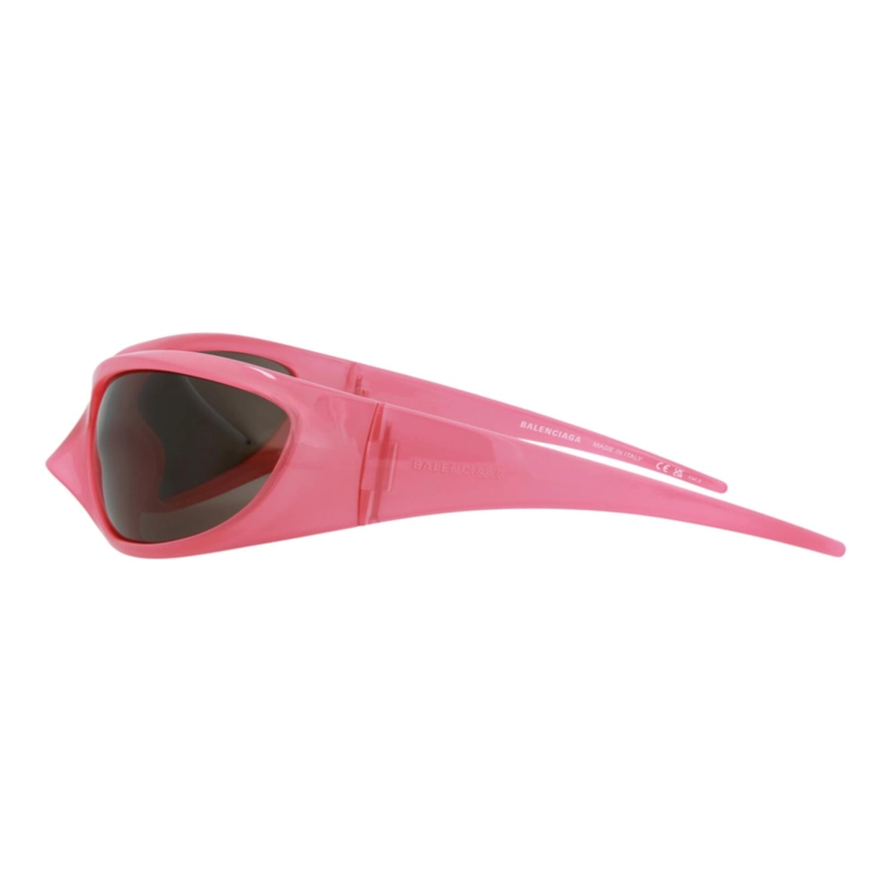 GAFAS DE SOL BALENCIAGA SHIELDFRAME BIO INJECTION PARA HOMBRE Y MUJER EN ROSA ROSA Y GRIS - 3