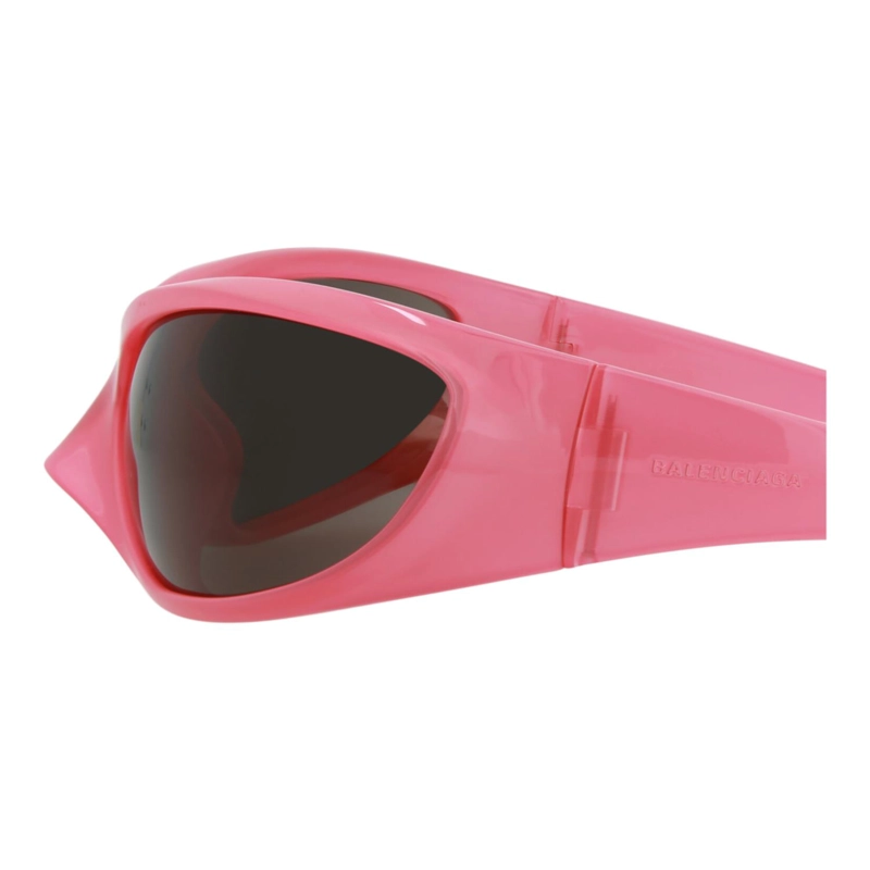 GAFAS DE SOL BALENCIAGA SHIELDFRAME BIO INJECTION PARA HOMBRE Y MUJER EN ROSA ROSA Y GRIS - 6