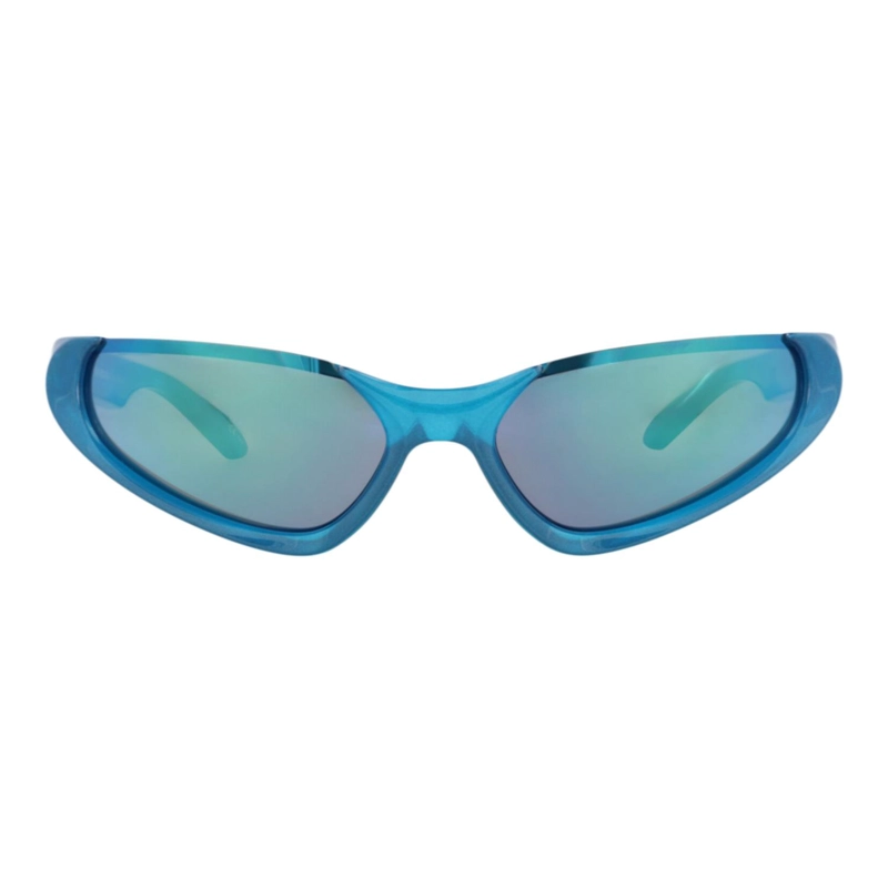 GAFAS DE SOL BALENCIAGA SHIELDFRAME BIO INJECTION RILSAN PARA HOMBRE Y MUJER EN AZUL CLARO AZUL - 1