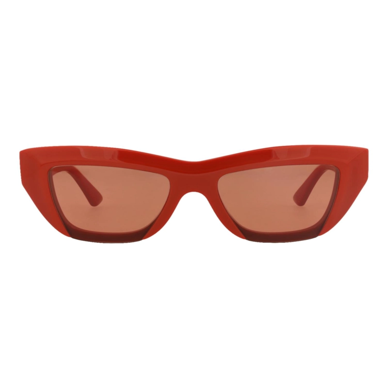 GAFAS DE SOL BOTTEGA VENETA DE ACETATO RECICLADO CON MONTURA DE OJO DE GATO PARA MUJER EN NARANJA - 1