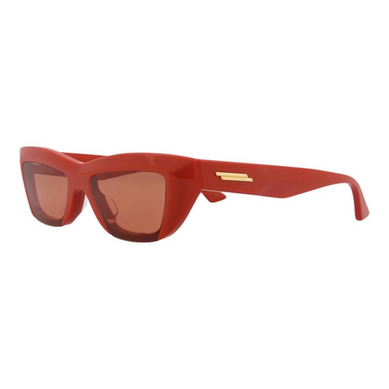 GAFAS DE SOL BOTTEGA VENETA DE ACETATO RECICLADO CON MONTURA DE OJO DE GATO PARA MUJER EN NARANJA - 2