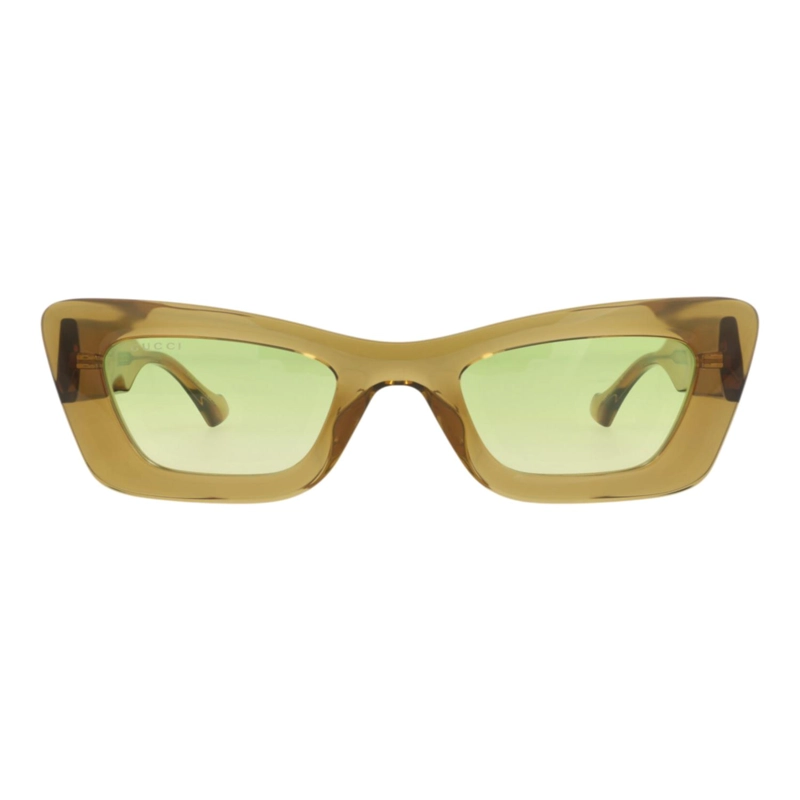 GAFAS DE SOL GUCCI CAT EYEFRAME INJECTION PARA MUJER EN MARRON MARRON Y VERDE - 1
