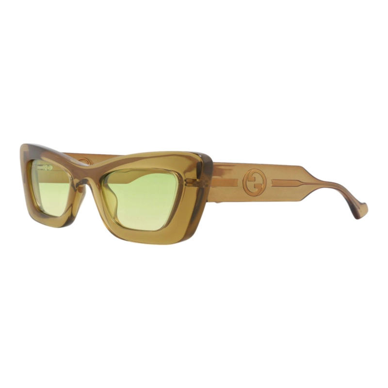 GAFAS DE SOL GUCCI CAT EYEFRAME INJECTION PARA MUJER EN MARRON MARRON Y VERDE - 2