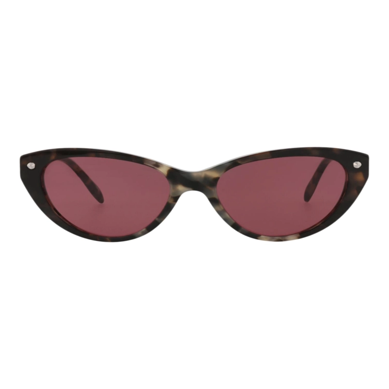 GAFAS DE SOL DE ACETATO CON MONTURA DE OJO DE GATO ALEXANDER MCQUEEN PARA MUJER EN HAVANA HAVANA - 1