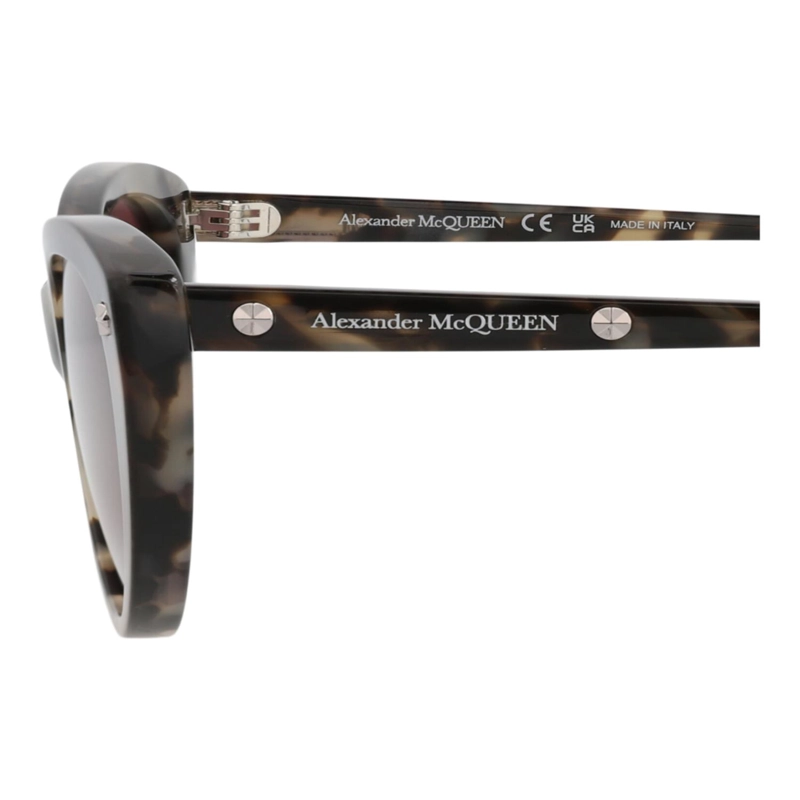GAFAS DE SOL DE ACETATO CON MONTURA DE OJO DE GATO ALEXANDER MCQUEEN PARA MUJER EN HAVANA HAVANA - 4