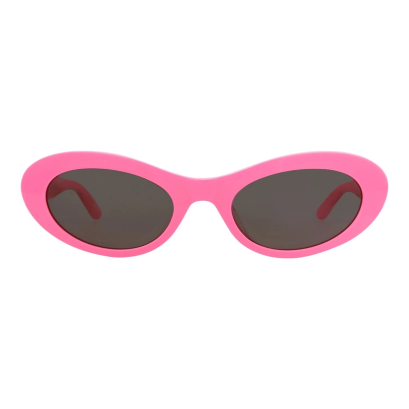 GAFAS DE SOL BALENCIAGA DE ACETATO RECICLADO CON MONTURA REDONDA PARA MUJER EN ROSA ROSA Y GRIS - 1