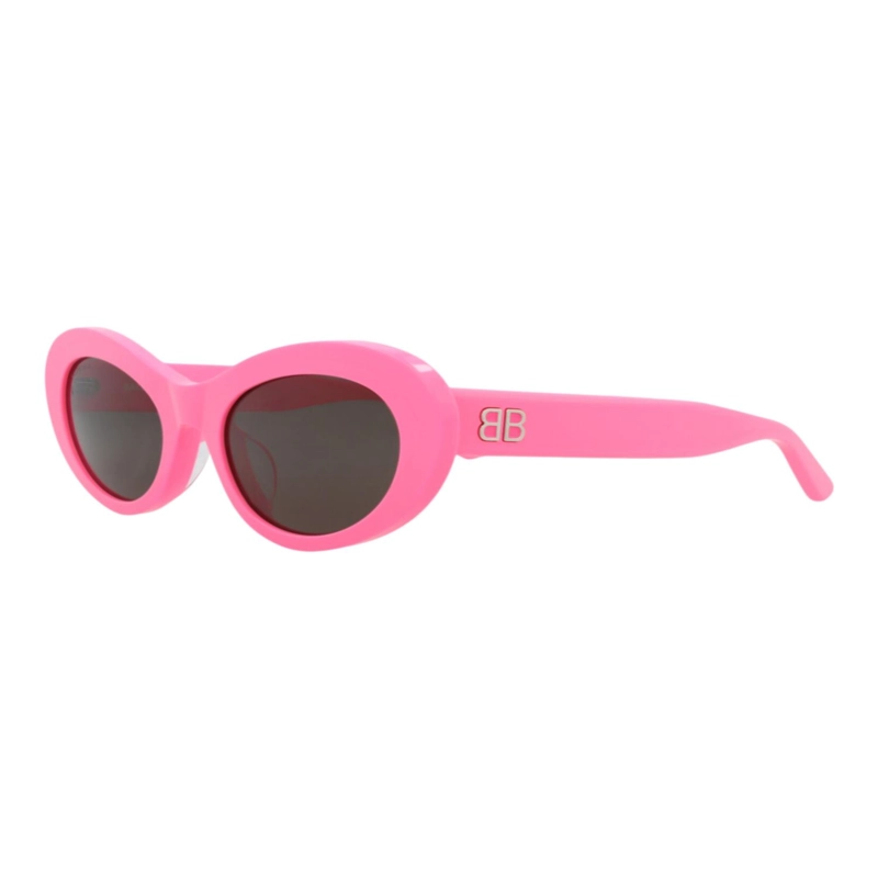 GAFAS DE SOL BALENCIAGA DE ACETATO RECICLADO CON MONTURA REDONDA PARA MUJER EN ROSA ROSA Y GRIS - 2