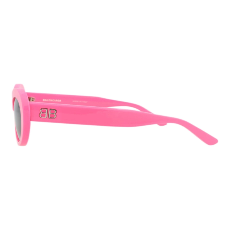 GAFAS DE SOL BALENCIAGA DE ACETATO RECICLADO CON MONTURA REDONDA PARA MUJER EN ROSA ROSA Y GRIS - 3