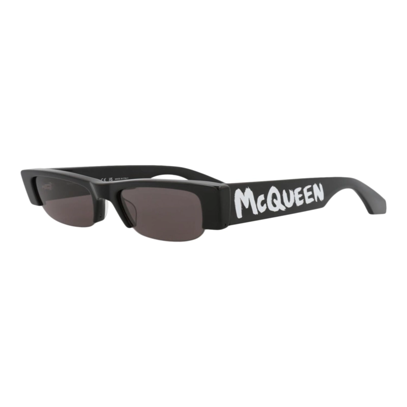 GAFAS DE SOL ALEXANDER MCQUEEN DE ACETATO RECICLADO CON MONTURA CUADRADA PARA MUJER EN NEGRO NEGRO - 2