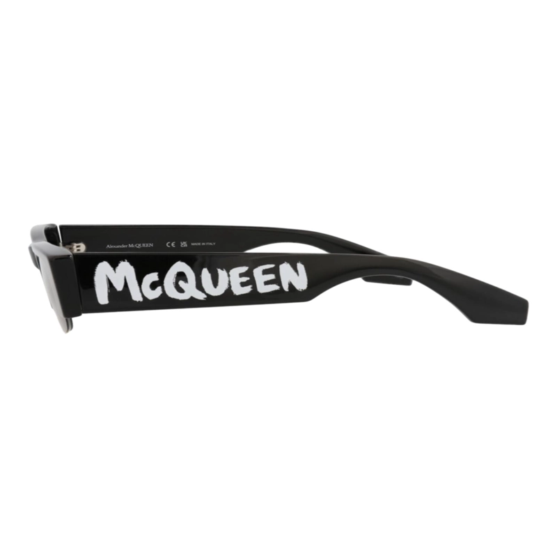 GAFAS DE SOL ALEXANDER MCQUEEN DE ACETATO RECICLADO CON MONTURA CUADRADA PARA MUJER EN NEGRO NEGRO - 3