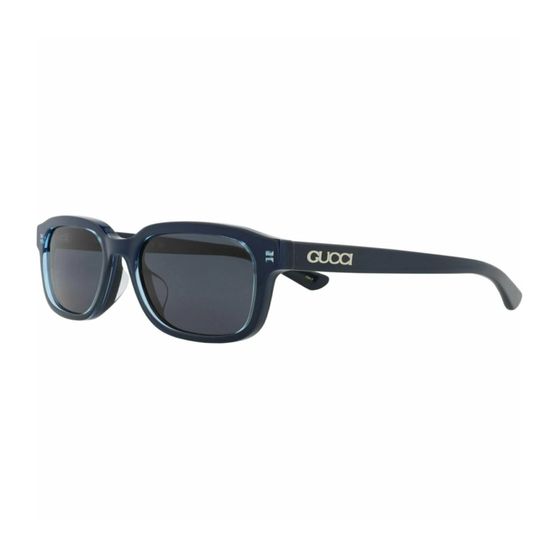GAFAS DE SOL GUCCI DE ACETATO RECICLADO CON MONTURA CUADRADA PARA HOMBRE EN AZUL CLARO AZUL - 2