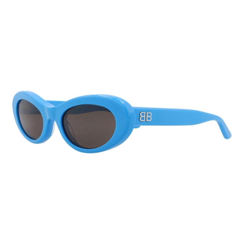 GAFAS DE SOL BALENCIAGA DE ACETATO RECICLADO CON MONTURA REDONDA PARA MUJER EN AZUL CLARO AZUL - 2