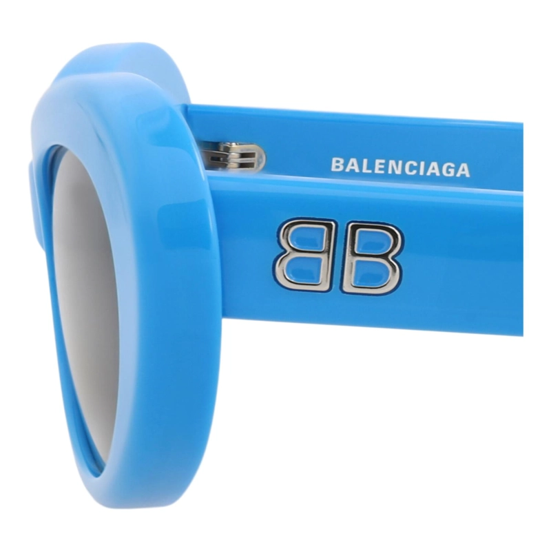 GAFAS DE SOL BALENCIAGA DE ACETATO RECICLADO CON MONTURA REDONDA PARA MUJER EN AZUL CLARO AZUL - 6