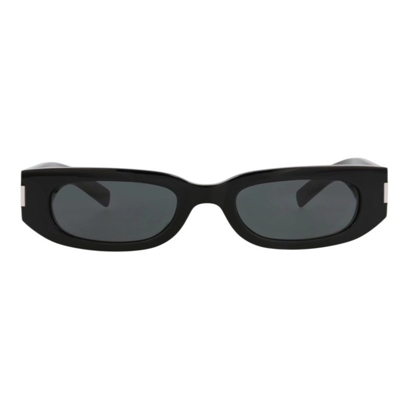 GAFAS DE SOL SAINT LAURENT DE ACETATO RECICLADO CON MONTURA REDONDA PARA HOMBRE Y MUJER EN NEGRO - 1