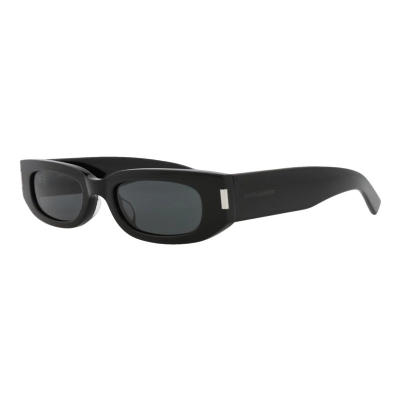 GAFAS DE SOL SAINT LAURENT DE ACETATO RECICLADO CON MONTURA REDONDA PARA HOMBRE Y MUJER EN NEGRO - 2