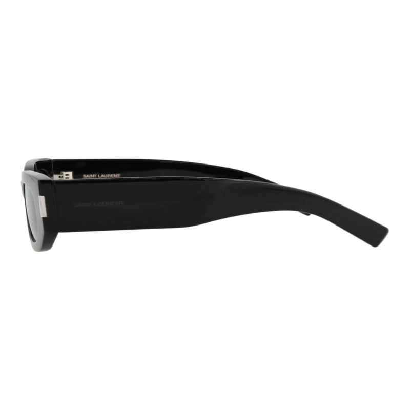 GAFAS DE SOL SAINT LAURENT DE ACETATO RECICLADO CON MONTURA REDONDA PARA HOMBRE Y MUJER EN NEGRO - 3