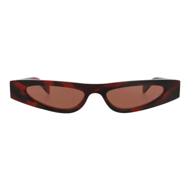 GAFAS DE SOL GUCCI DE ACETATO RECICLADO CON MONTURA DE OJO DE GATO PARA MUJER EN HAVANA HAVANA BROWN - 1