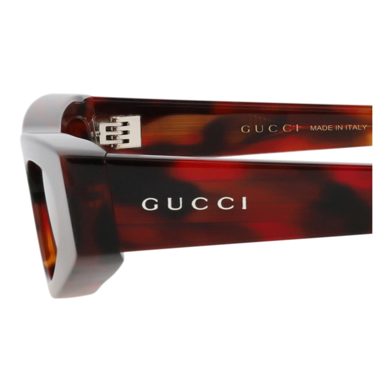 GAFAS DE SOL GUCCI DE ACETATO RECICLADO CON MONTURA DE OJO DE GATO PARA MUJER EN HAVANA HAVANA BROWN - 6