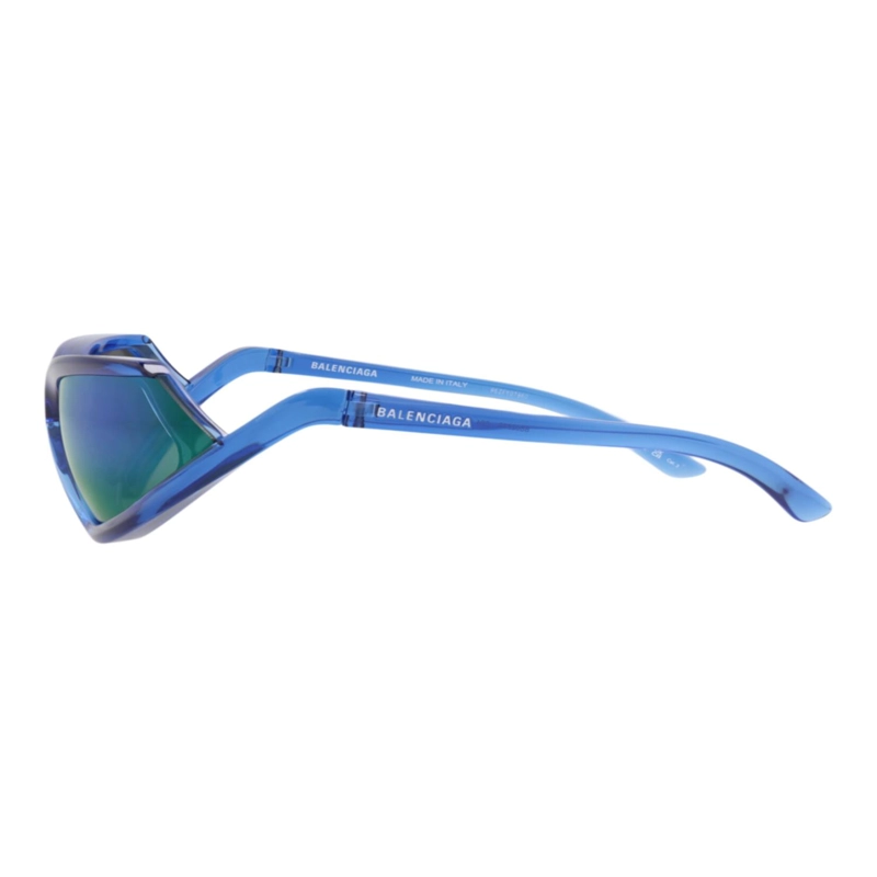 GAFAS DE SOL BALENCIAGA SHIELDFRAME BIO INJECTION PARA HOMBRE Y MUJER EN AZUL AZUL VIOLETA - 3