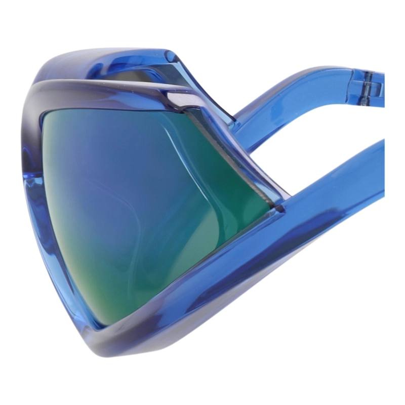 GAFAS DE SOL BALENCIAGA SHIELDFRAME BIO INJECTION PARA HOMBRE Y MUJER EN AZUL AZUL VIOLETA - 4