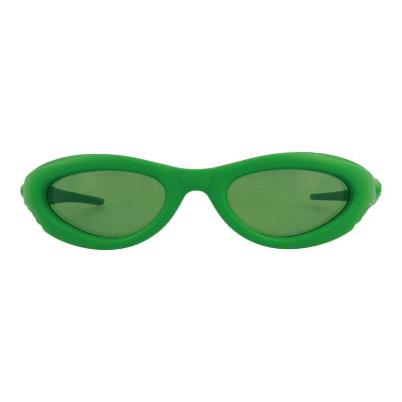GAFAS DE SOL DE INYECCION BOTTEGA VENETA CON MONTURA REDONDAOVALADA PARA HOMBRE Y MUJER EN VERDE - 1