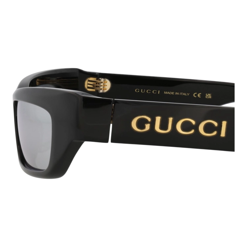 GAFAS DE SOL GUCCI DE ACETATO RECICLADO CON MONTURA DE OJO DE GATO PARA HOMBRE EN NEGRO NEGRO - 4