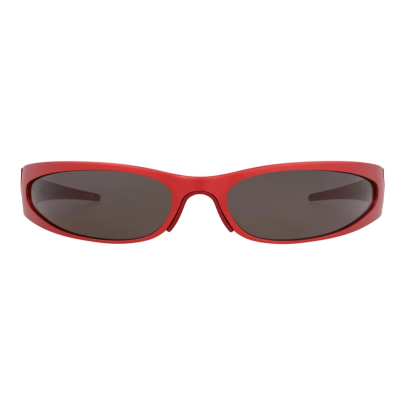 GAFAS DE SOL BALENCIAGA SHIELDFRAME DE ALUMINIO PARA HOMBRE EN ROJO ROJO Y GRIS - 1