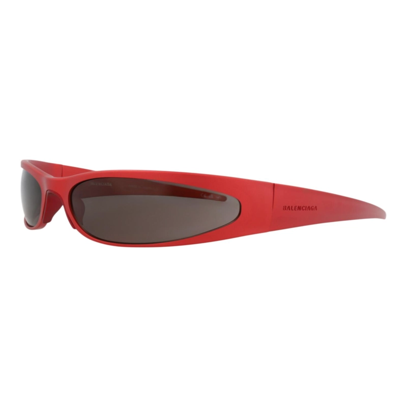 GAFAS DE SOL BALENCIAGA SHIELDFRAME DE ALUMINIO PARA HOMBRE EN ROJO ROJO Y GRIS - 2