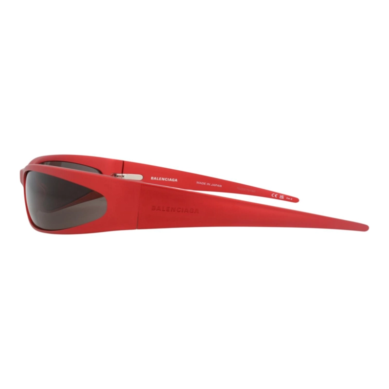 GAFAS DE SOL BALENCIAGA SHIELDFRAME DE ALUMINIO PARA HOMBRE EN ROJO ROJO Y GRIS - 3