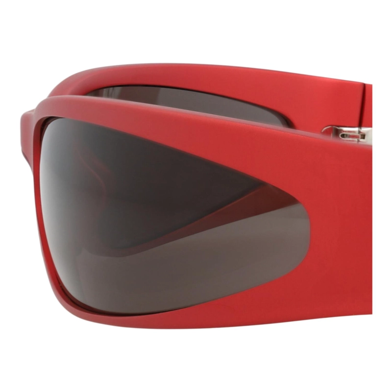 GAFAS DE SOL BALENCIAGA SHIELDFRAME DE ALUMINIO PARA HOMBRE EN ROJO ROJO Y GRIS - 6