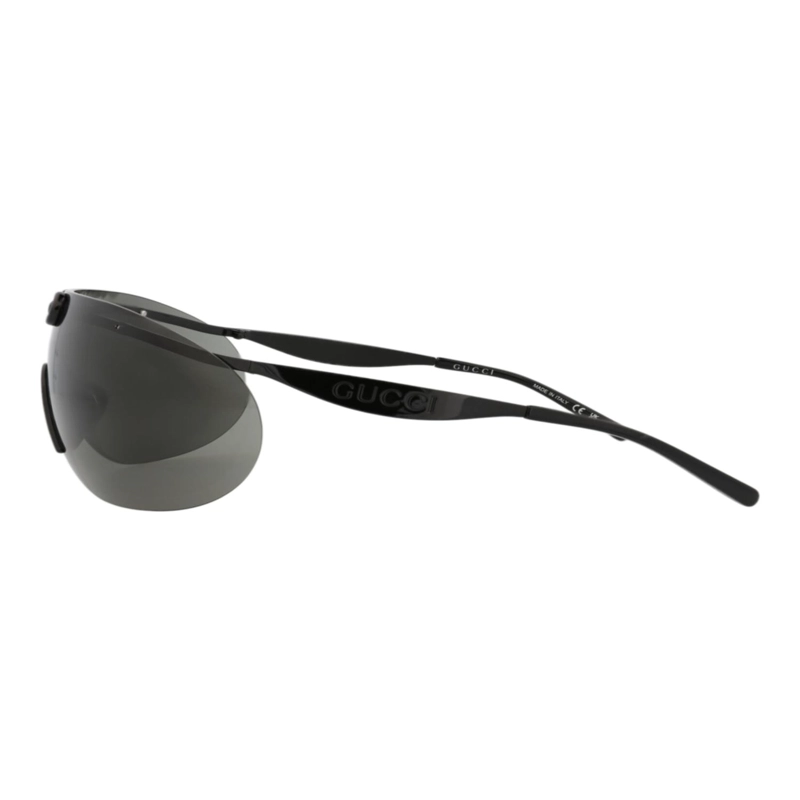 GAFAS DE SOL METALICAS GUCCI SHIELDFRAME PARA HOMBRE EN NEGRO NEGRO Y GRIS - 3