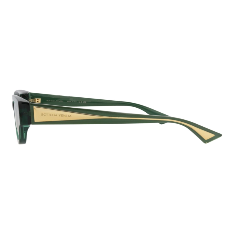GAFAS DE SOL BOTTEGA VENETA DE ACETATO RECICLADO CON MONTURA REDONDA PARA MUJER EN VERDE Y VERDE - 3