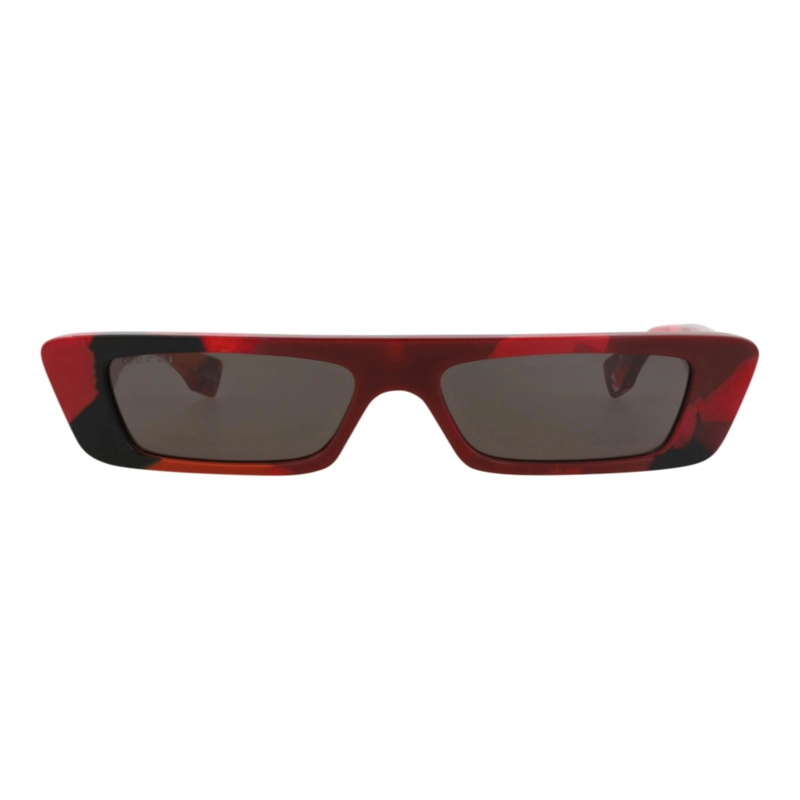 GAFAS DE SOL GUCCI DE ACETATO RECICLADO CON MONTURA CUADRADA PARA HOMBRE EN ROJO ROJO Y GRIS - 1