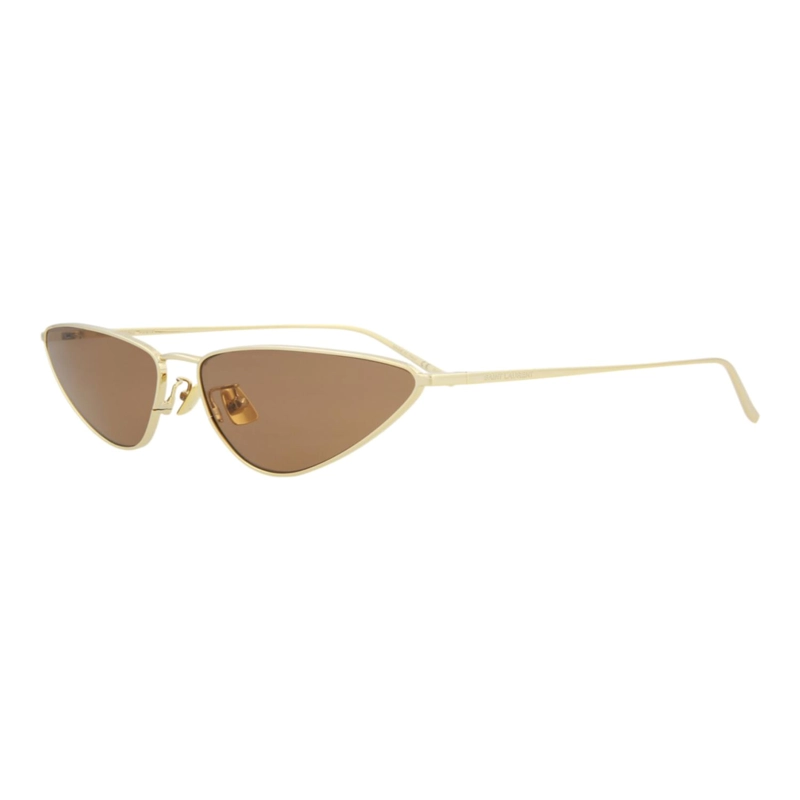 GAFAS DE SOL SAINT LAURENT DE METAL CON MONTURA EN FORMA DE OJO DE GATO PARA MUJER EN DORADO - 2