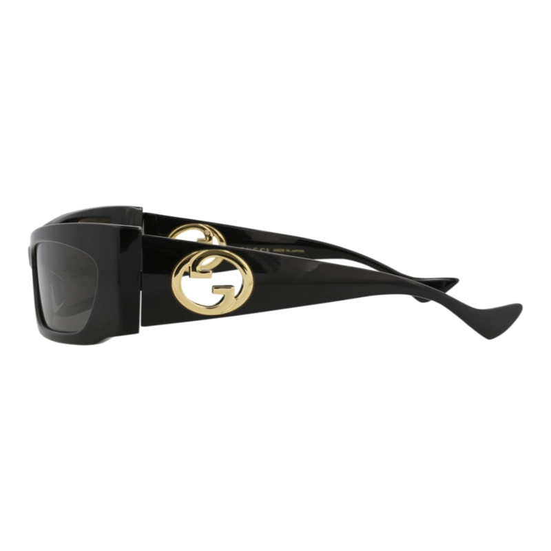 GAFAS DE SOL GUCCI SHIELDFRAME DE ACETATO RECICLADO PARA MUJER EN NEGRO NEGRO Y GRIS - 3