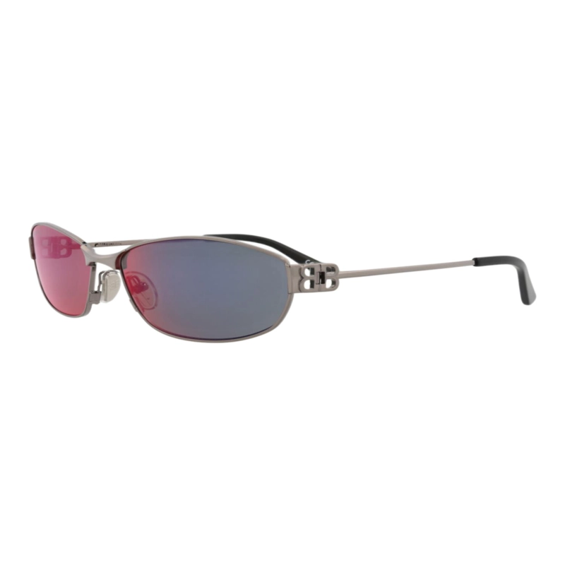 GAFAS DE SOL BALENCIAGA DE METAL CON MONTURA CUADRADA PARA HOMBRE Y MUJER EN COLOR VIOLETA RUTENIO - 2