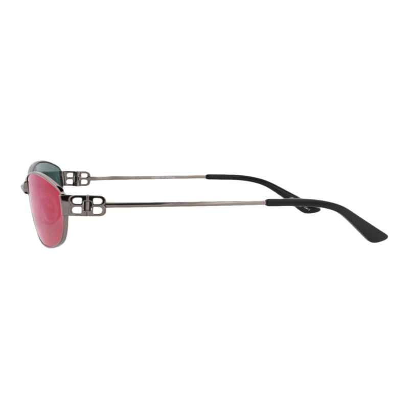 GAFAS DE SOL BALENCIAGA DE METAL CON MONTURA CUADRADA PARA HOMBRE Y MUJER EN COLOR VIOLETA RUTENIO - 3