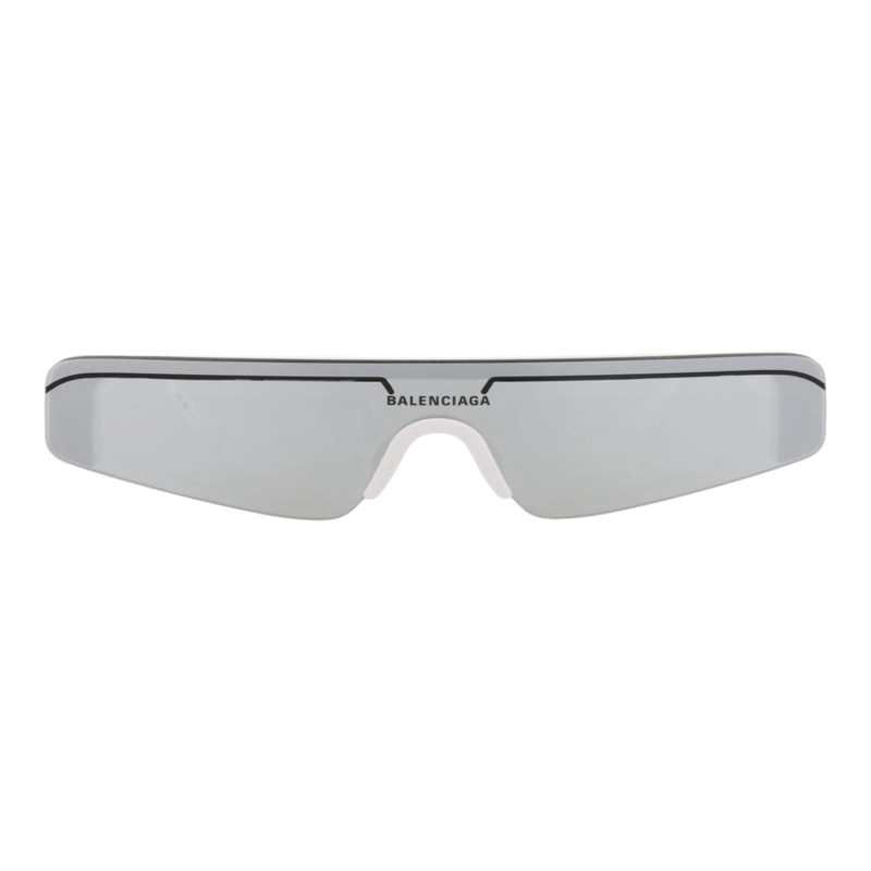 GAFAS DE SOL BALENCIAGA DE ACETATO CON MARCO BLINDADO PARA HOMBRE Y MUJER EN BLANCO BLANCO - 1