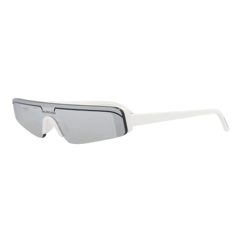 GAFAS DE SOL BALENCIAGA DE ACETATO CON MARCO BLINDADO PARA HOMBRE Y MUJER EN BLANCO BLANCO - 2