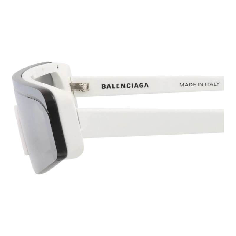 GAFAS DE SOL BALENCIAGA DE ACETATO CON MARCO BLINDADO PARA HOMBRE Y MUJER EN BLANCO BLANCO - 4