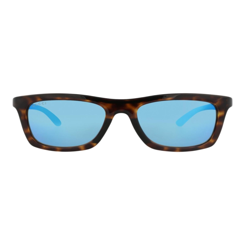 GAFAS DE SOL DE INYECCION GUCCI CON MONTURA CUADRADA PARA HOMBRE EN AZUL HABANA - 1