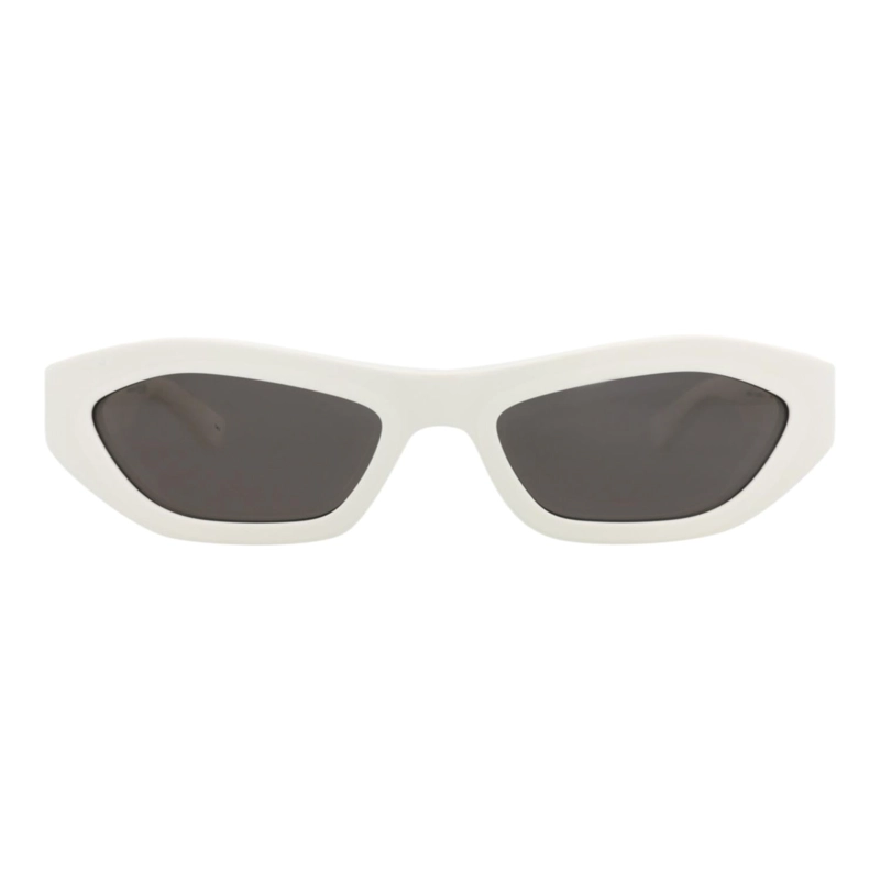 GAFAS DE SOL BOTTEGA VENETA DE ACETATO RECICLADO CON MONTURA REDONDA PARA MUJER EN BLANCO BLANCO - 1