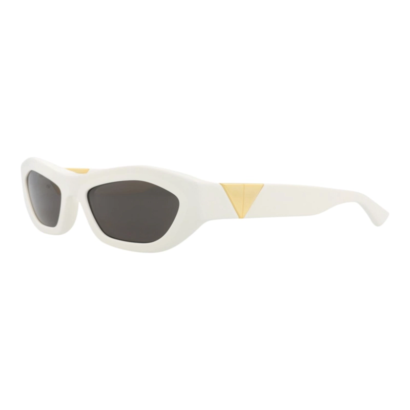 GAFAS DE SOL BOTTEGA VENETA DE ACETATO RECICLADO CON MONTURA REDONDA PARA MUJER EN BLANCO BLANCO - 2