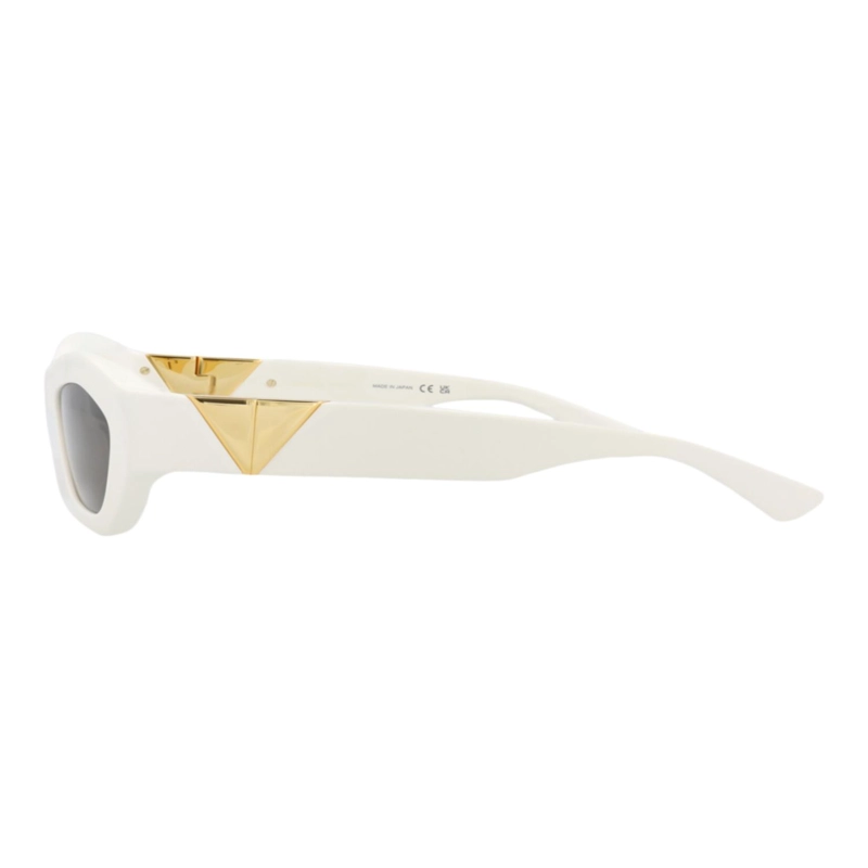 GAFAS DE SOL BOTTEGA VENETA DE ACETATO RECICLADO CON MONTURA REDONDA PARA MUJER EN BLANCO BLANCO - 3