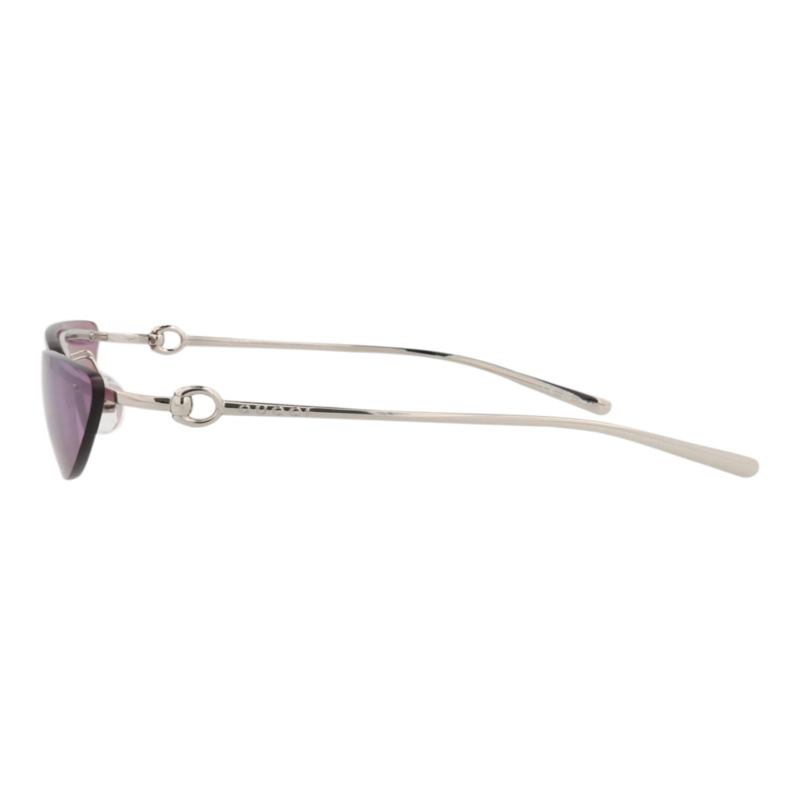 GAFAS DE SOL METALICAS GUCCI CON MONTURA EN FORMA DE OJO DE GATO PARA MUJER EN PLATA PLATA Y VIOLETA - 3