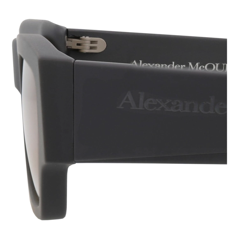 GAFAS DE SOL ALEXANDER MCQUEEN DE ACETATO RECICLADO CON MONTURA CUADRADA PARA HOMBRE EN GRIS GRIS - 6