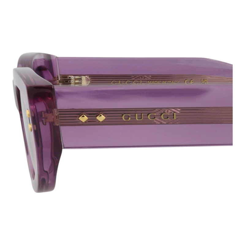 GAFAS DE SOL GUCCI DE ACETATO CON MONTURA CUADRADA PARA MUJER EN COLOR AZUL VIOLETA - 4