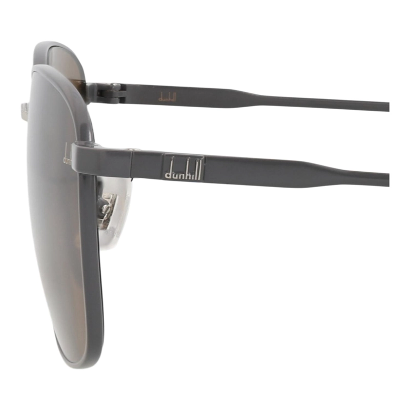 GAFAS DE SOL DUNHILL DE METAL CON MONTURA CUADRADA PARA HOMBRE EN GRIS GRIS Y MARRON - 6