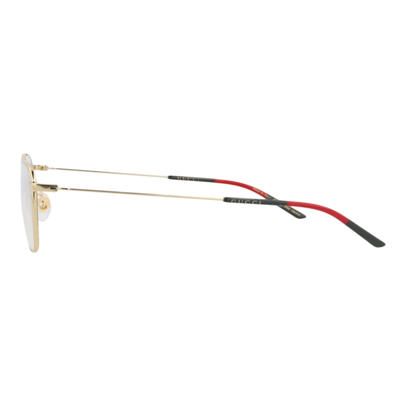 GAFAS DE SOL GUCCI DE METAL CON MONTURA CUADRADA PARA HOMBRE EN DORADO DORADO TRANSPARENTE - 3
