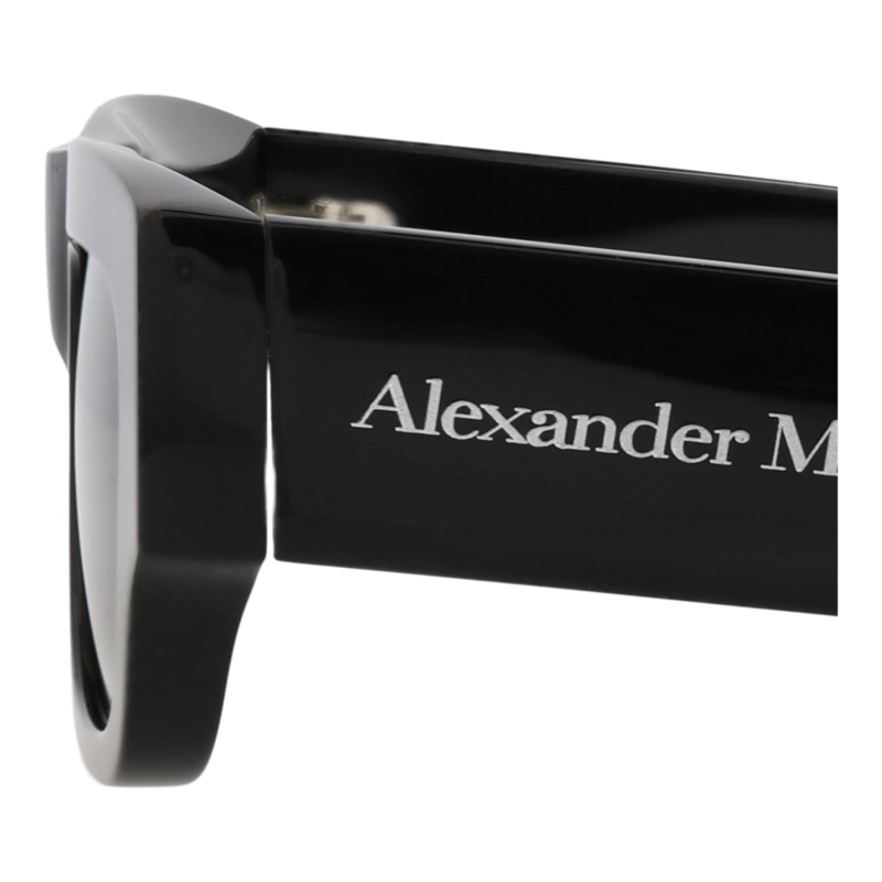 GAFAS DE SOL ALEXANDER MCQUEEN DE ACETATO RECICLADO CON MONTURA CUADRADA PARA HOMBRE EN NEGRO NEGRO - 4